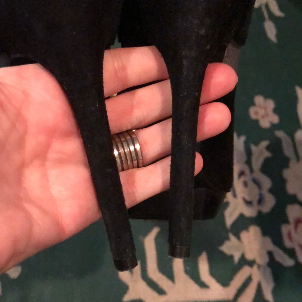 Bakers black and gray suede leather booties - Picture 5 of 5